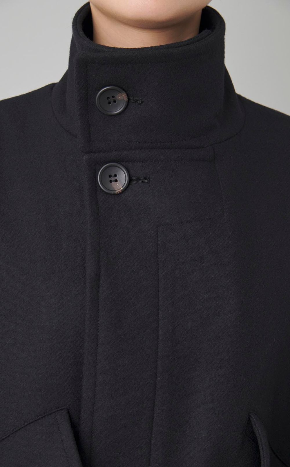 2wayスタンドカラーコート