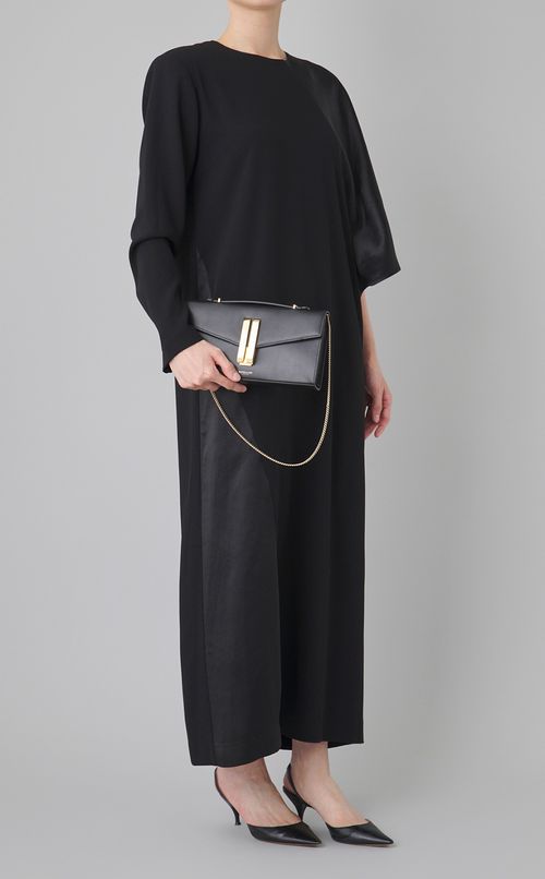 アシンメトリー切替ワンピース