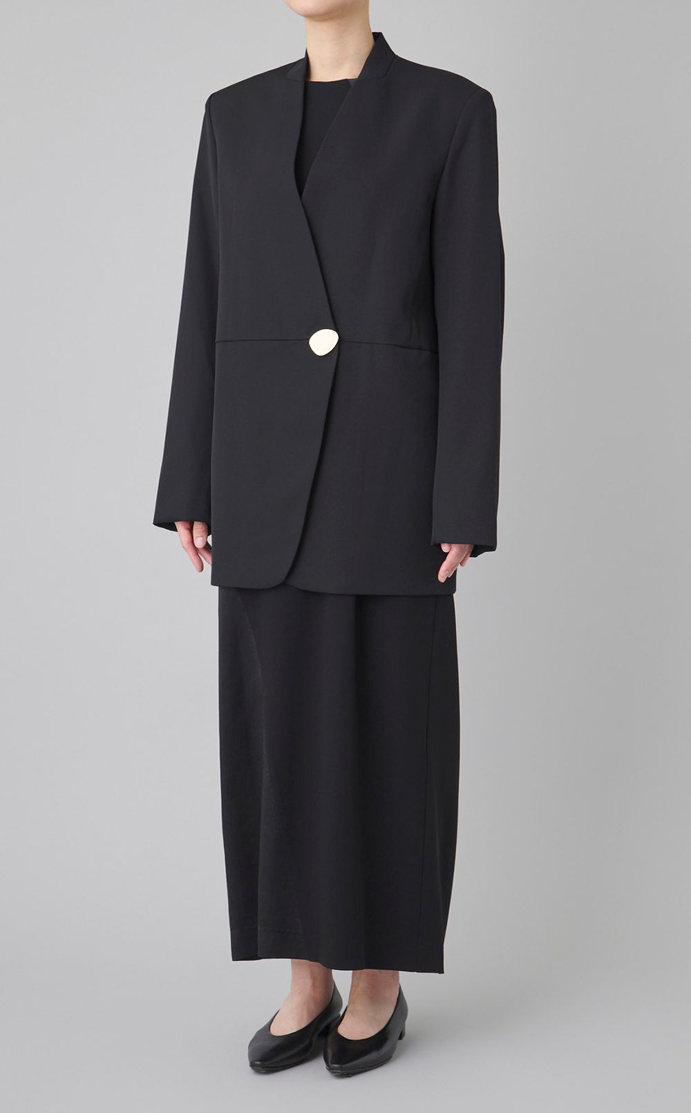 HARUノーカラージャケット