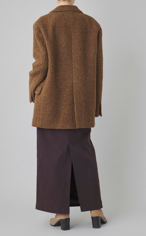 アジャストボタンジャケットコート