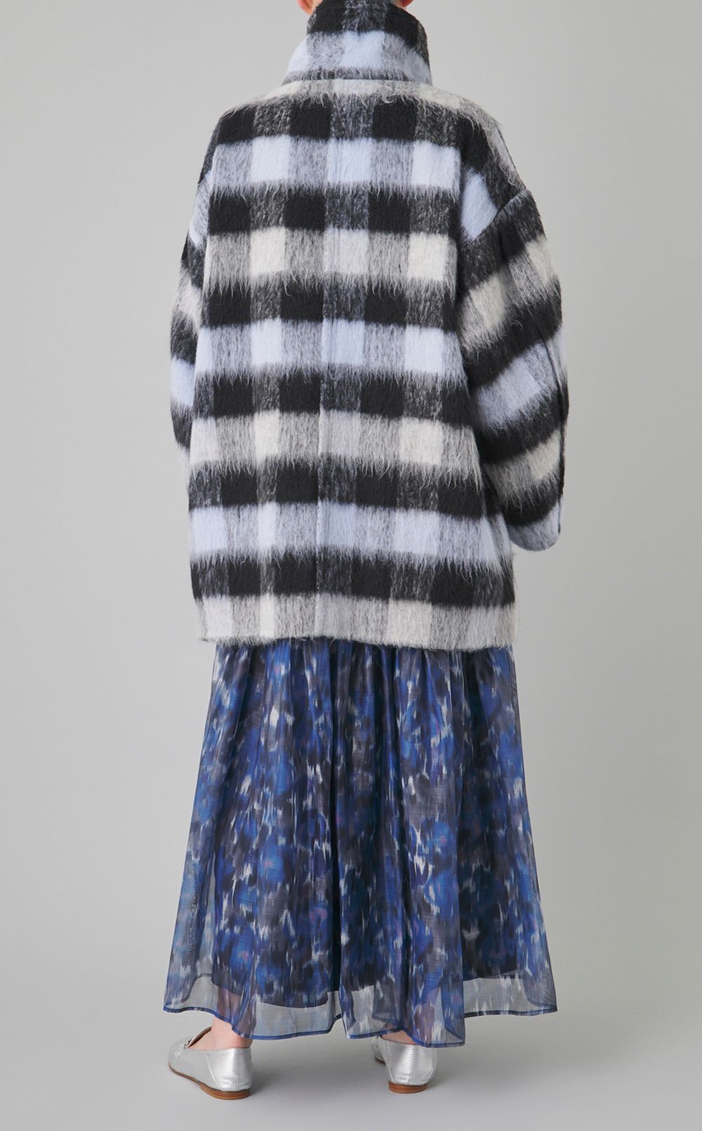 スタンドカラーショートコート