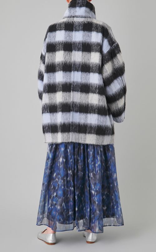 スタンドカラーショートコート