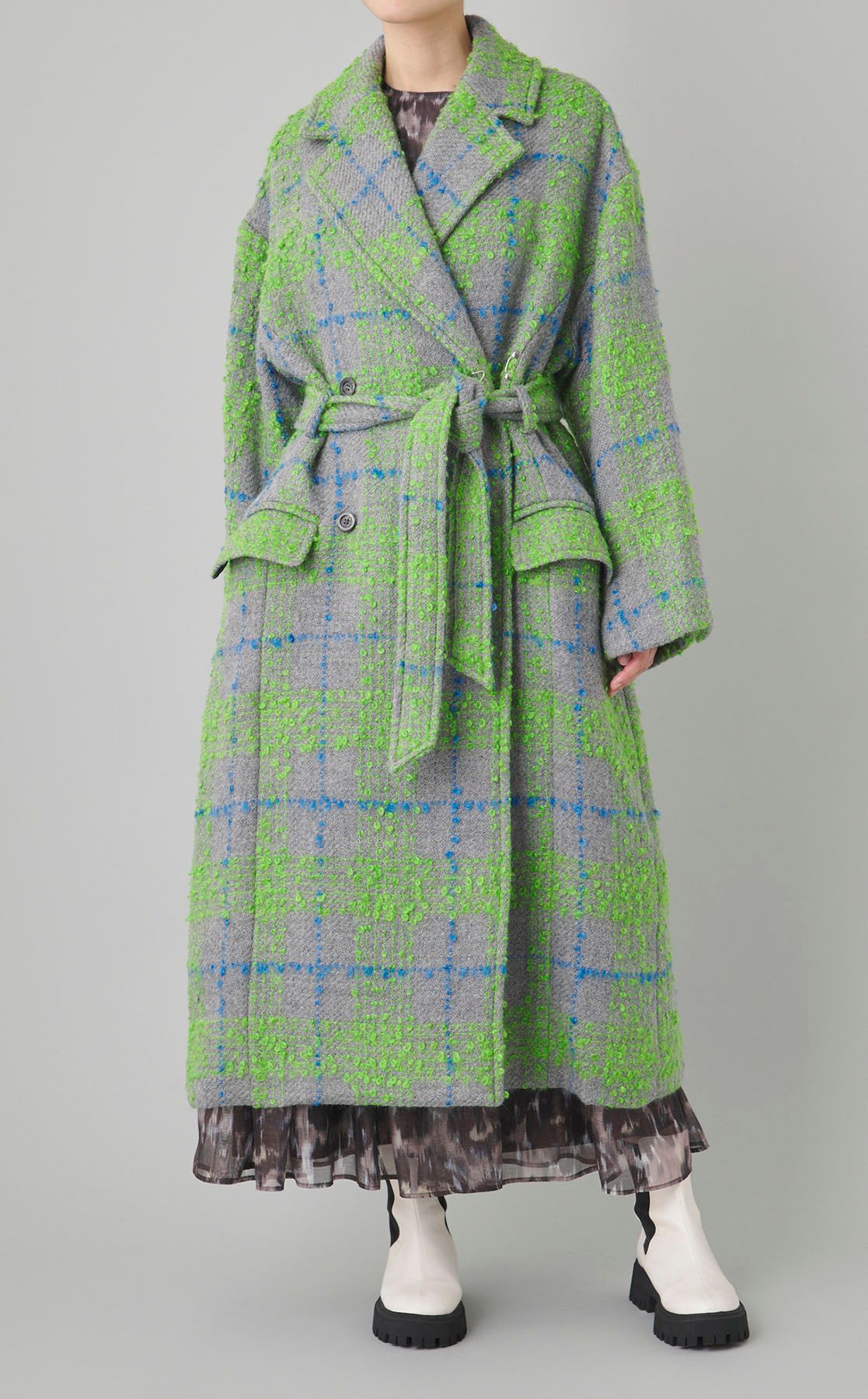 MAISON SPECIAL｜ループヘリンボーンダブルコート