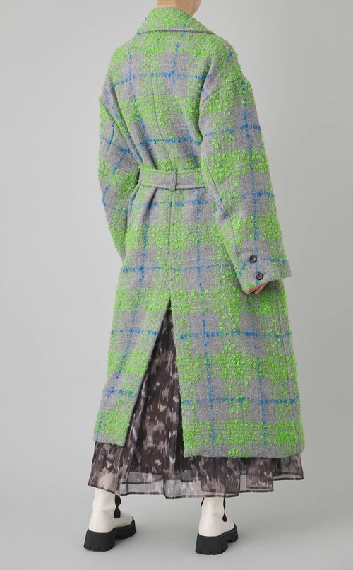 ループヘリンボーンダブルコート