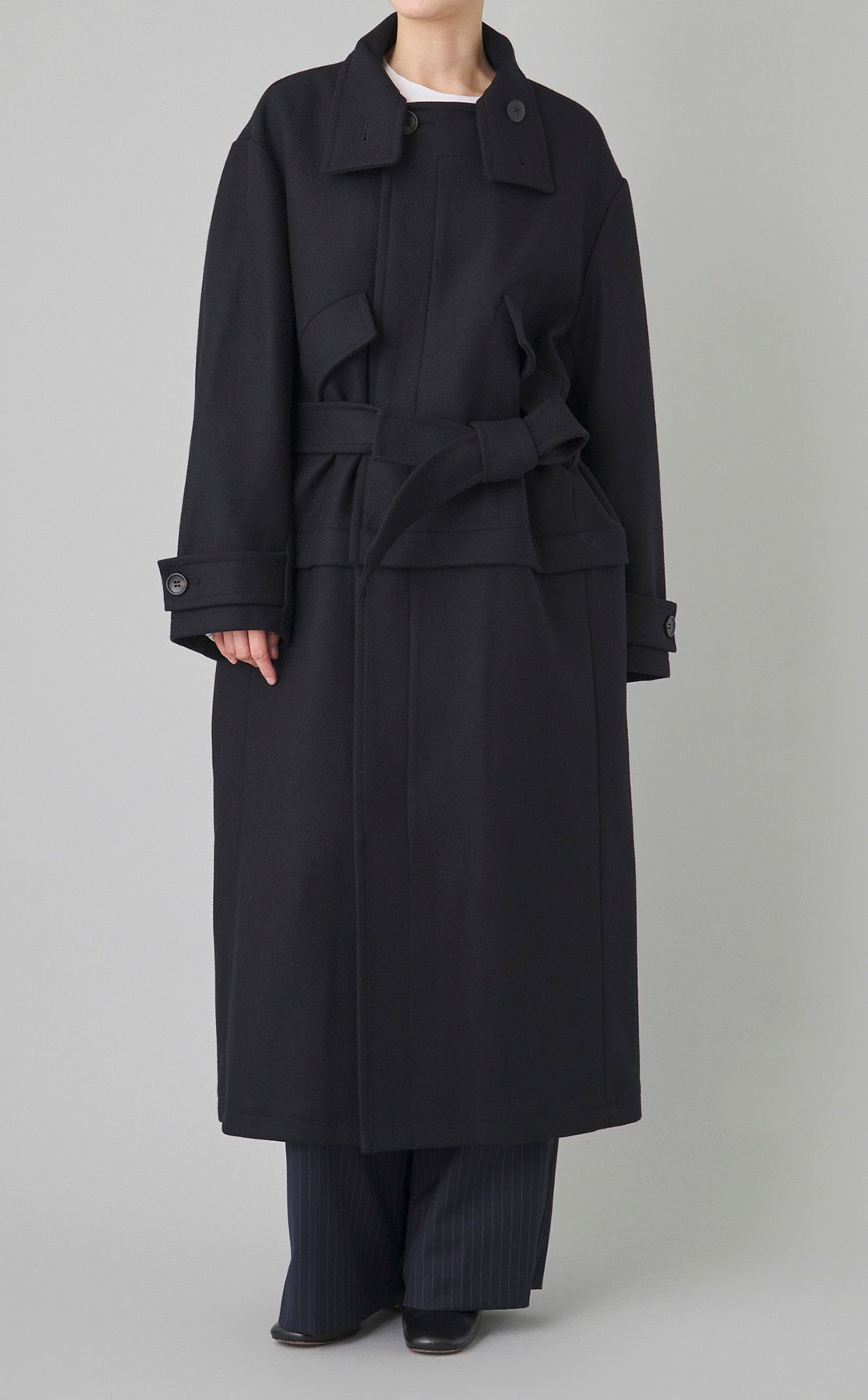 MAISON SPECIAL｜2wayスタンドカラーコート