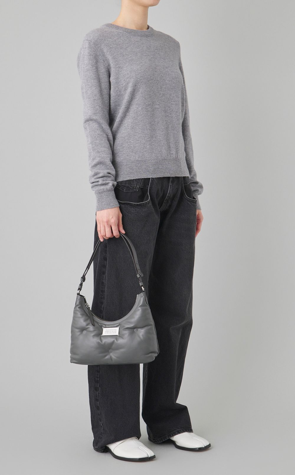 GLAMSLAMレザーホーボーバッグ