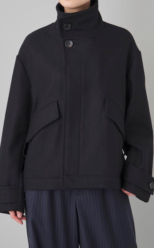 2wayスタンドカラーコート