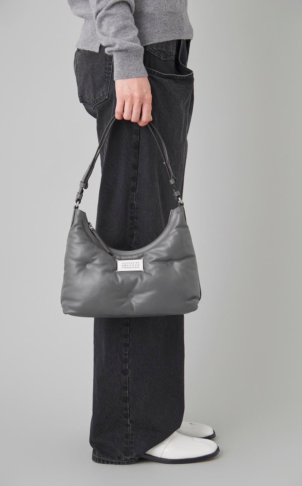 GLAMSLAMレザーホーボーバッグ