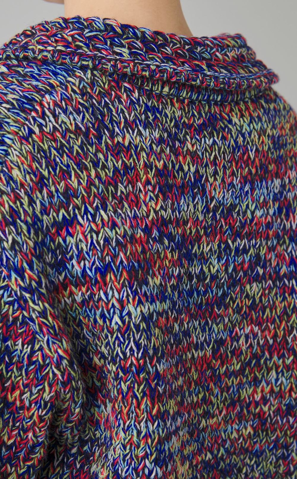 カラーミックススキッパープルオーバー