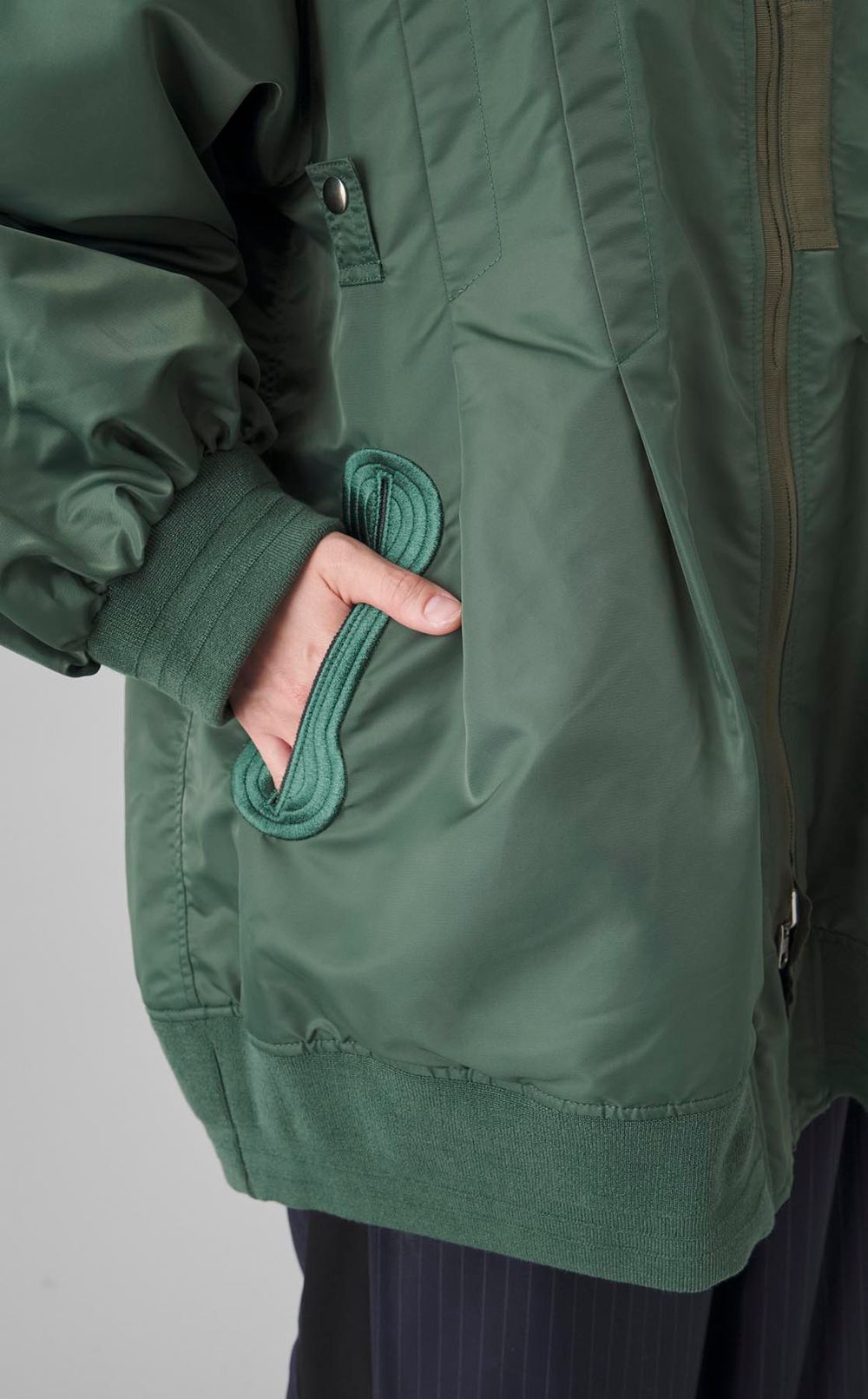 リバーシブルオーバーサイズMA-1