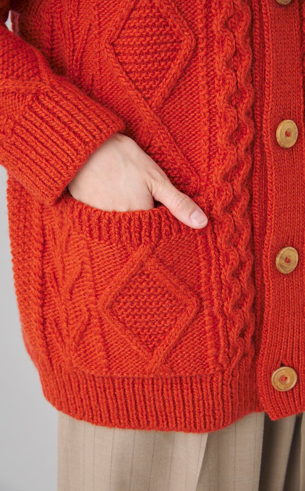 【別注】アランニットカーディガン