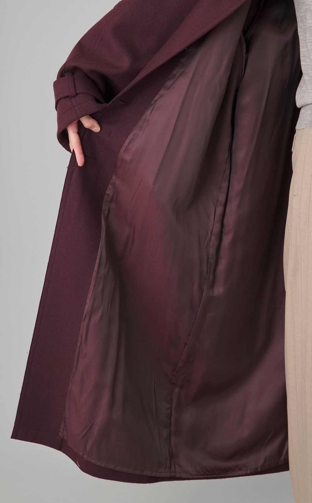 メルトンステンカラーコート