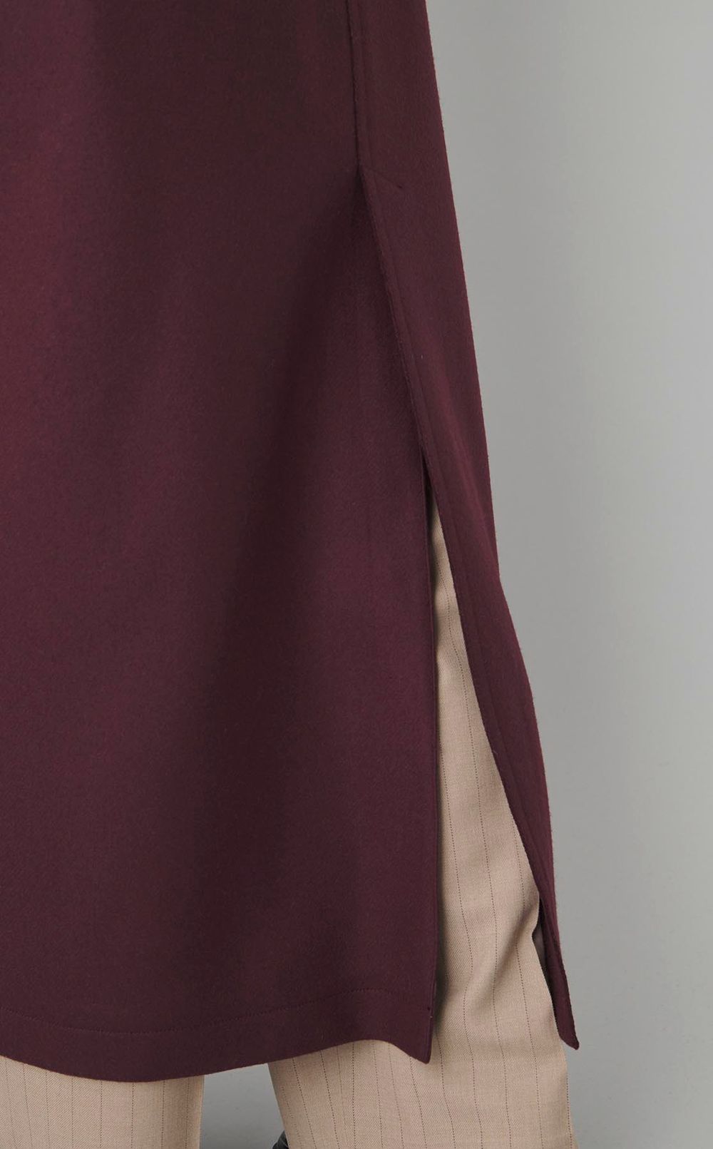 メルトンステンカラーコート