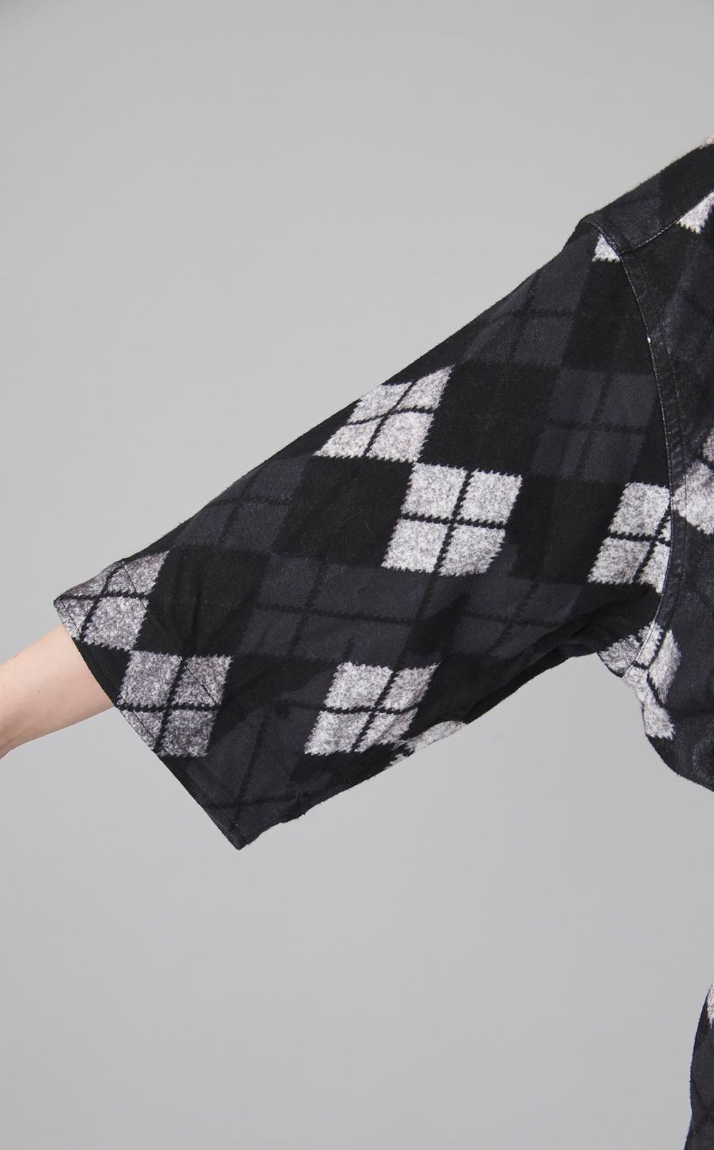 アーガイルオープンバックワンピース