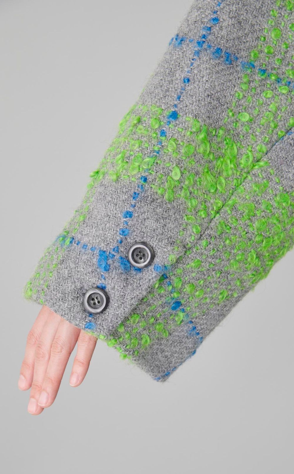 ループヘリンボーンダブルコート