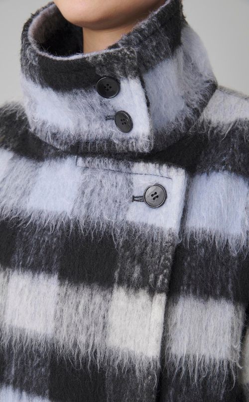 スタンドカラーショートコート