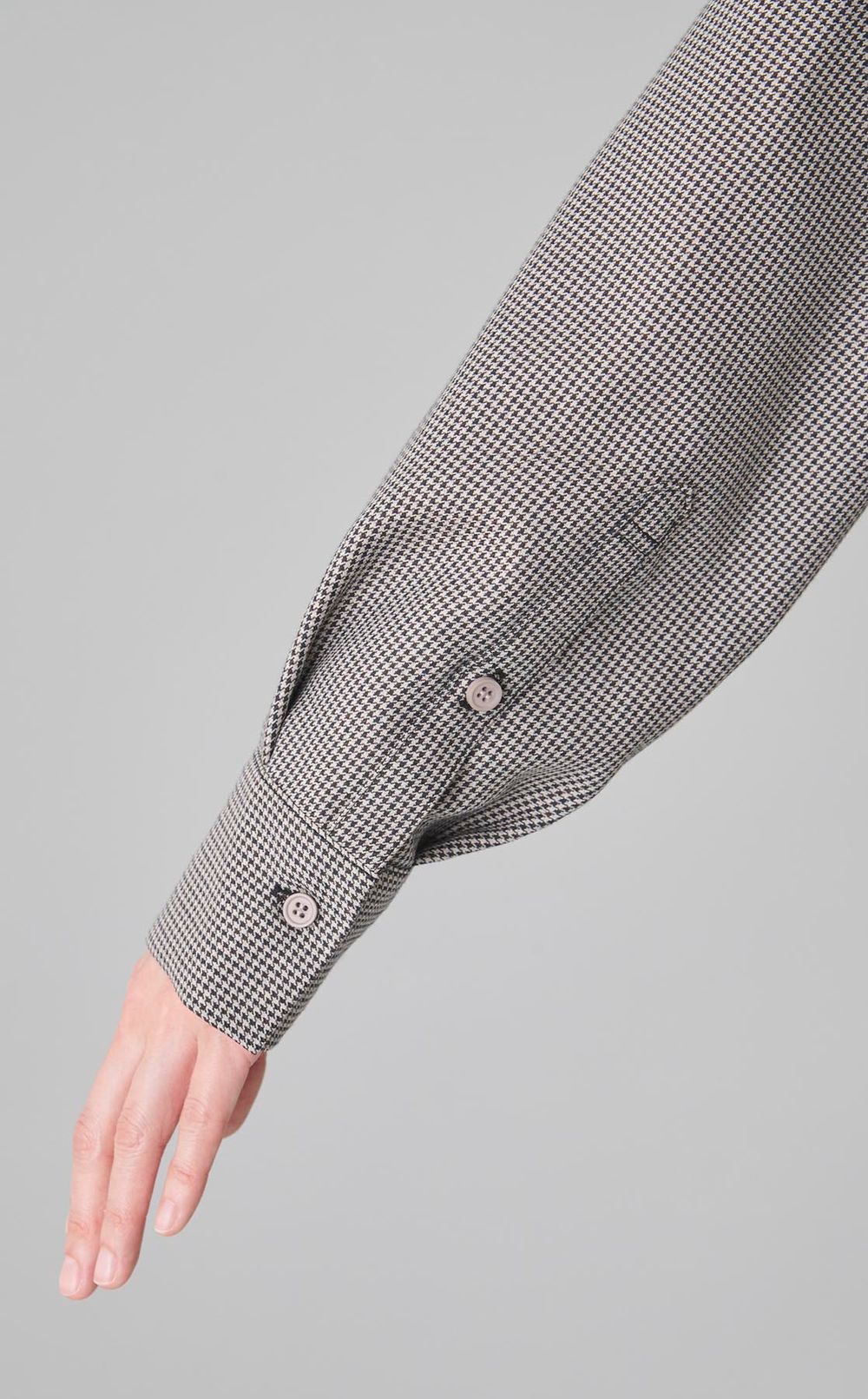 リブコンビシャツワンピース