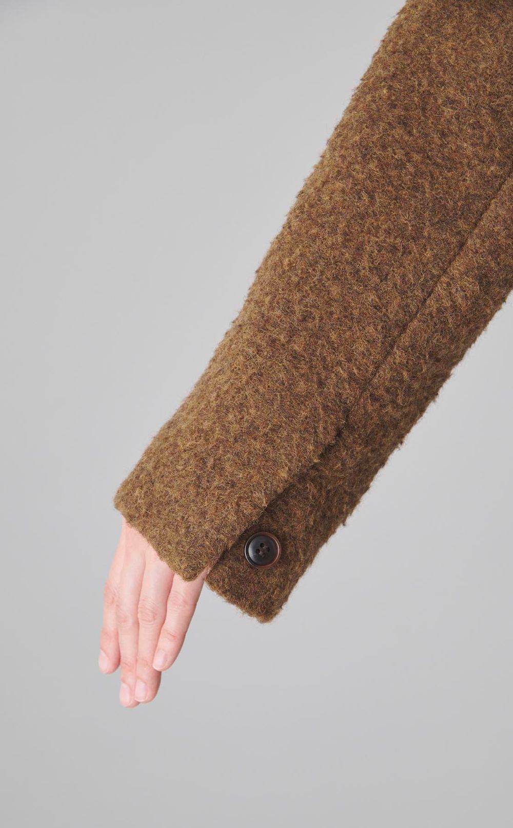 アジャストボタンジャケットコート