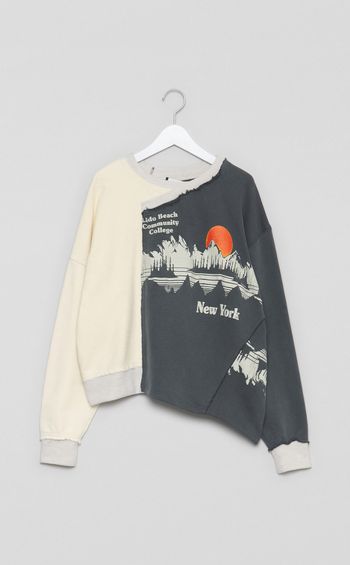 【roop】ASYMMETRY SWEAT