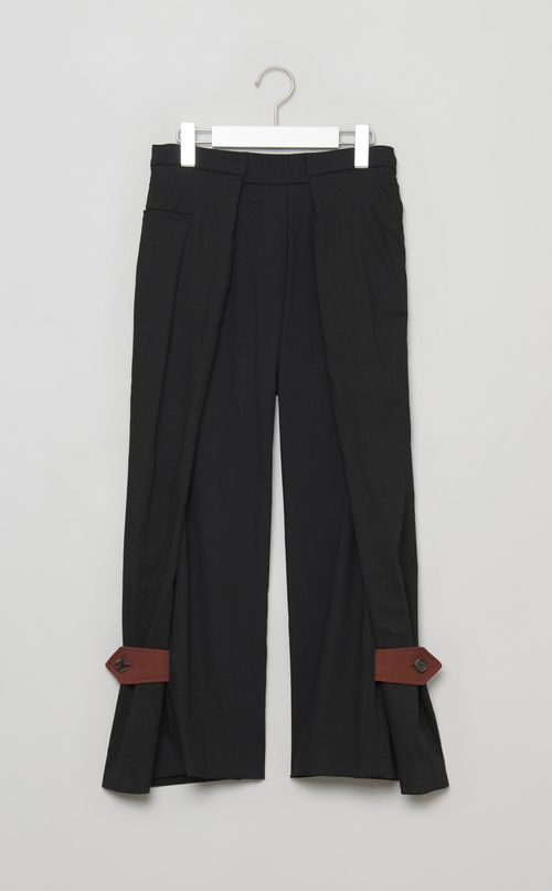 【roop】EXTRA TUCK WIDE PANTS