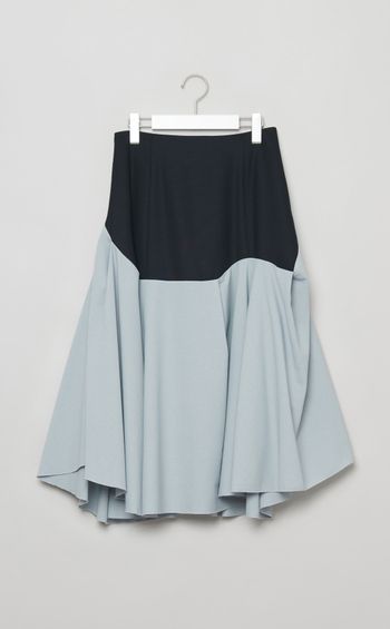 【roop】アシンメトリーフリルスカート
