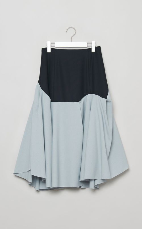 【roop】アシンメトリーフリルスカート