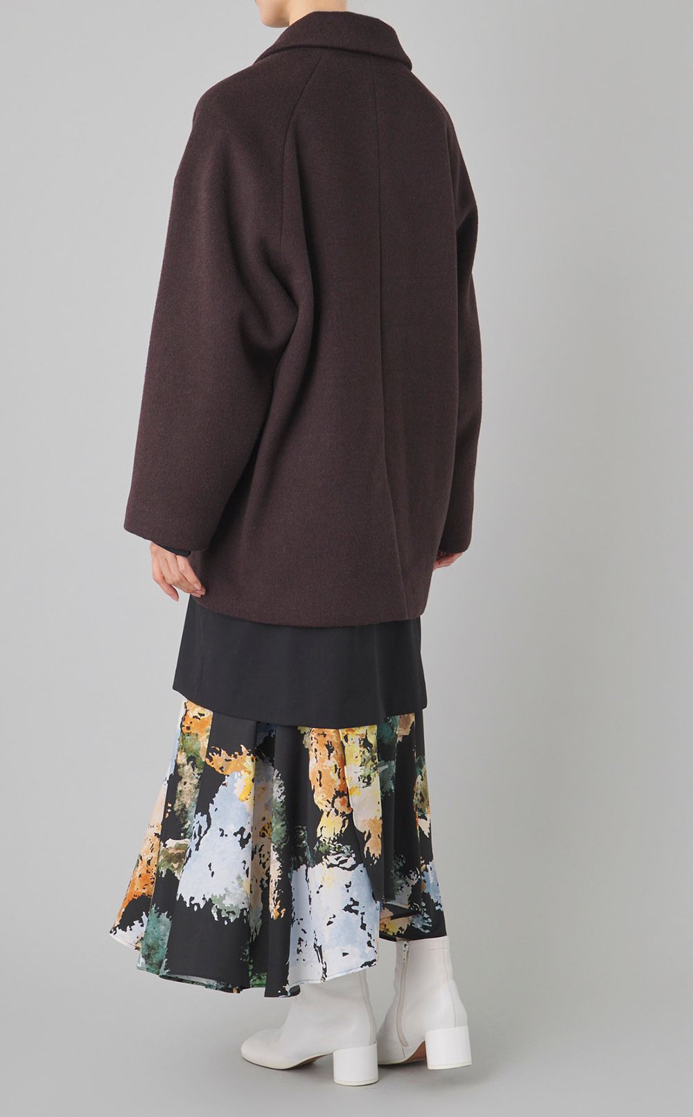 ウールジャケットコート