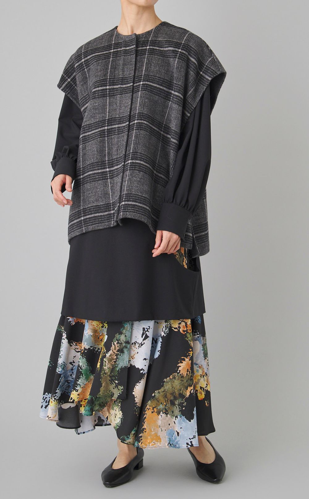 フォレストプリントロングワンピース