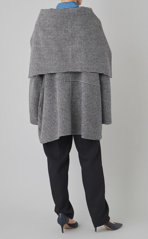 マフラー付ハーフリバーコート