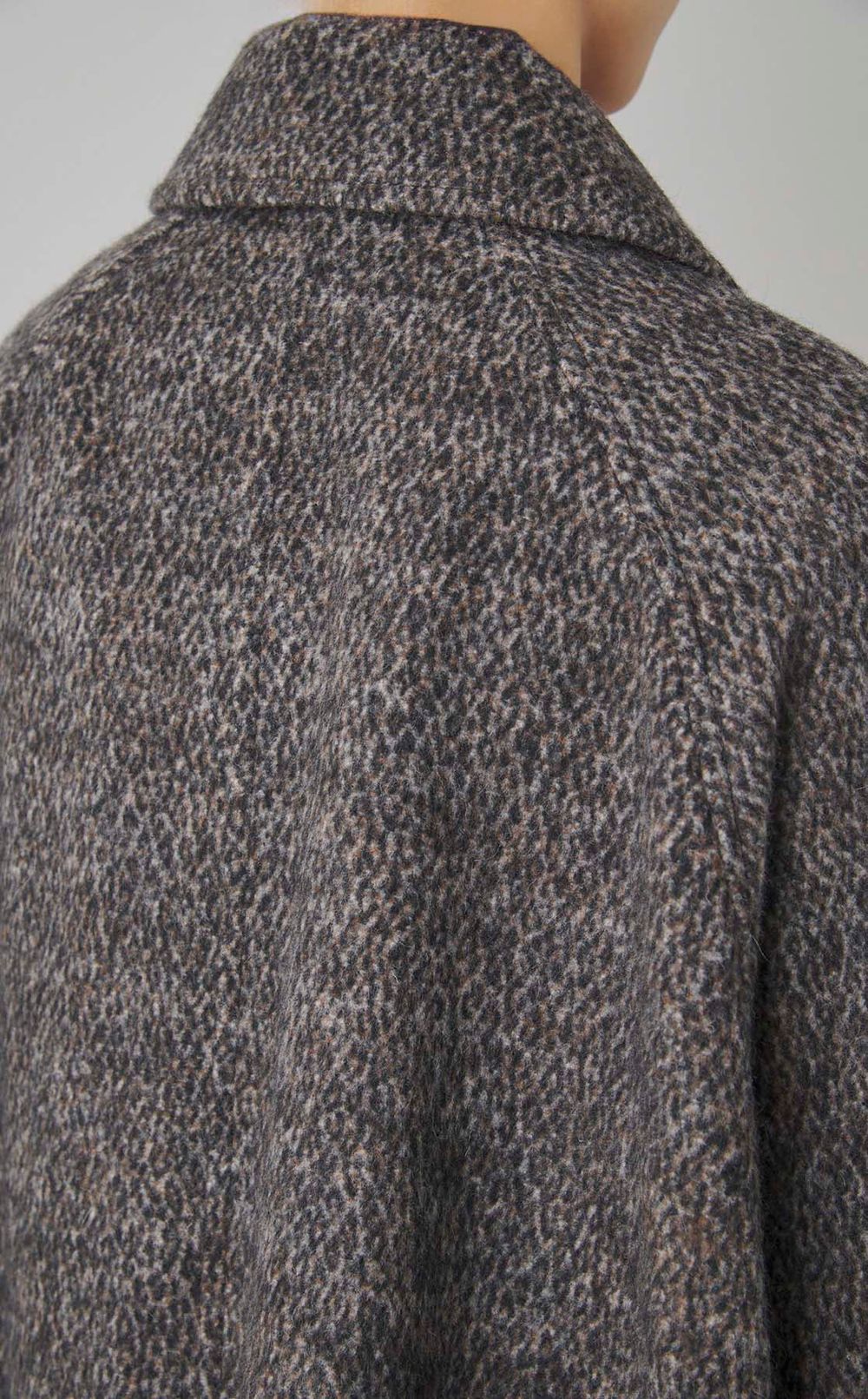 ステンカラーショートフレアコート