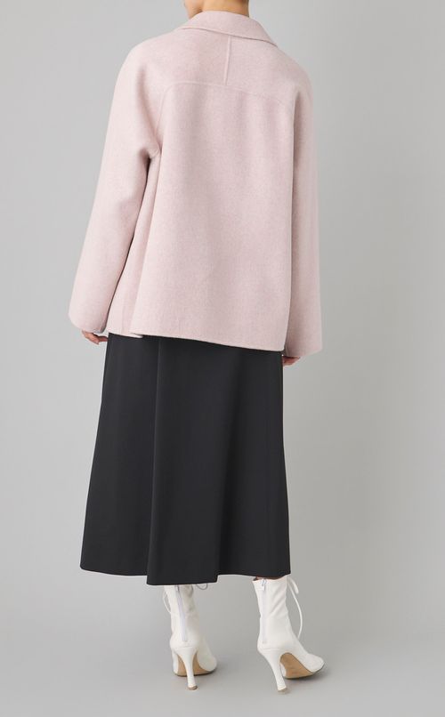 ダブルフェイスリバーショートコート