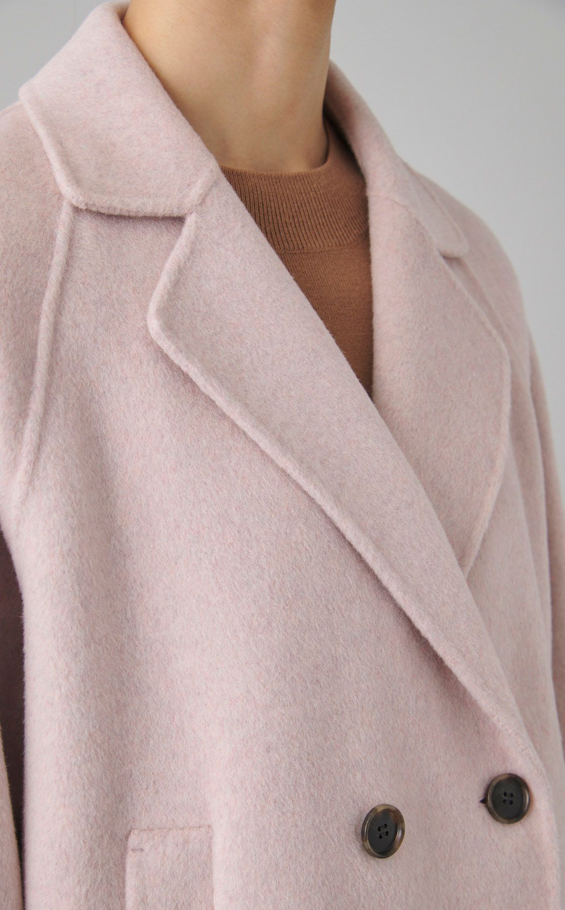 Theory luxe｜ダブルフェイスリバーショートコート