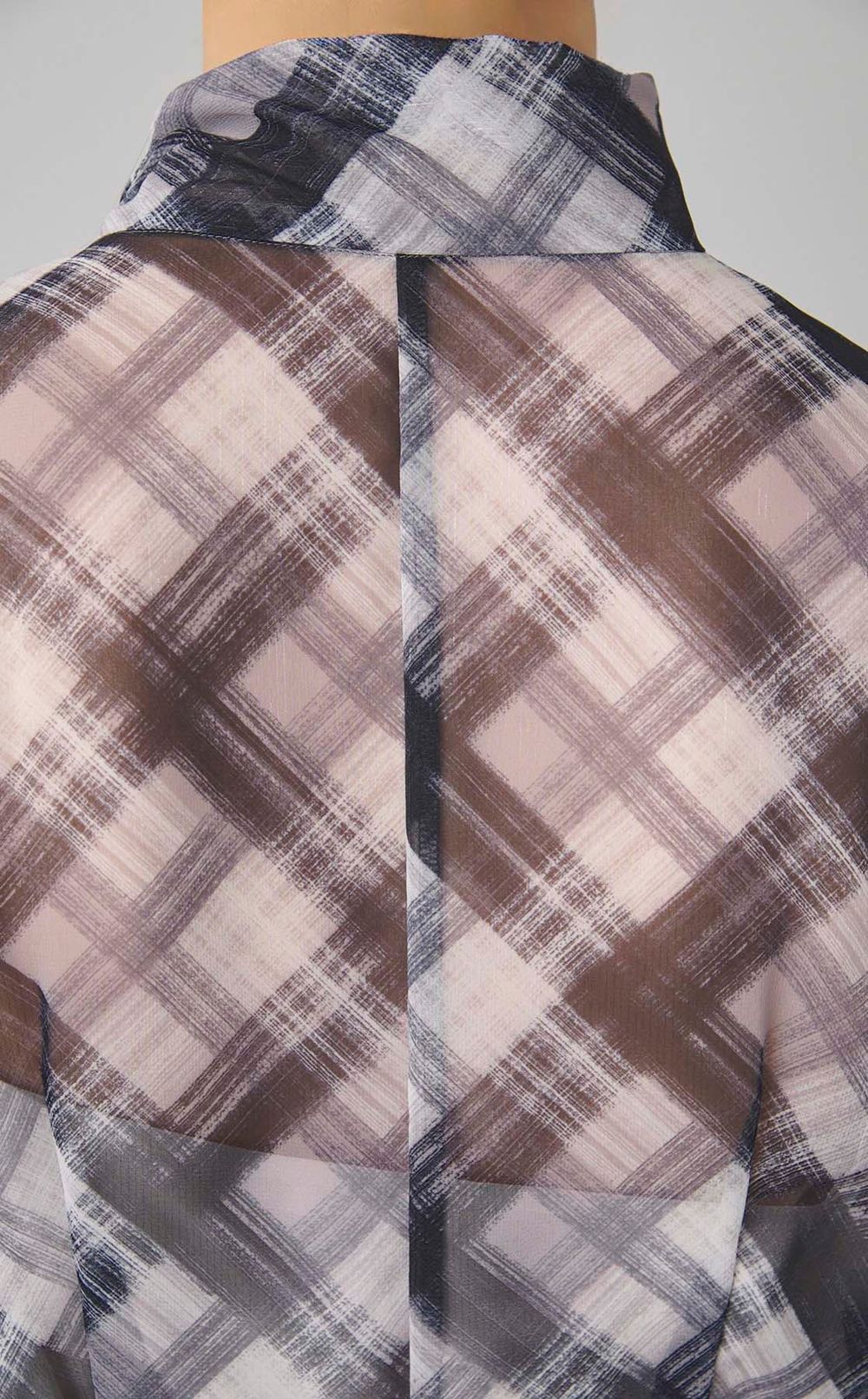 デザインボウタイシアープリントワンピース