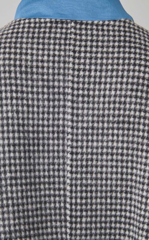 マフラー付ハーフリバーコート