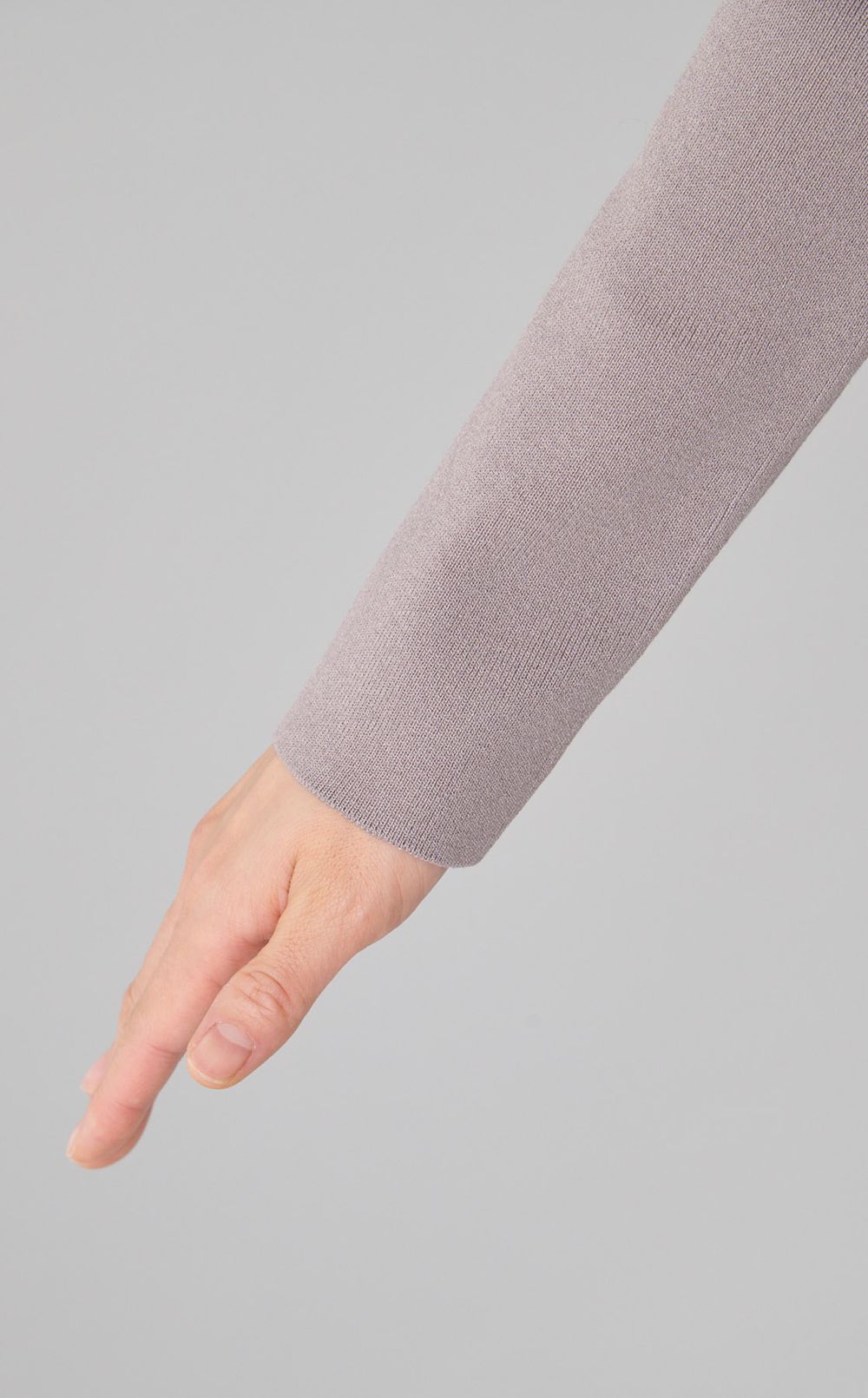 アシメネックニットドッキングワンピース