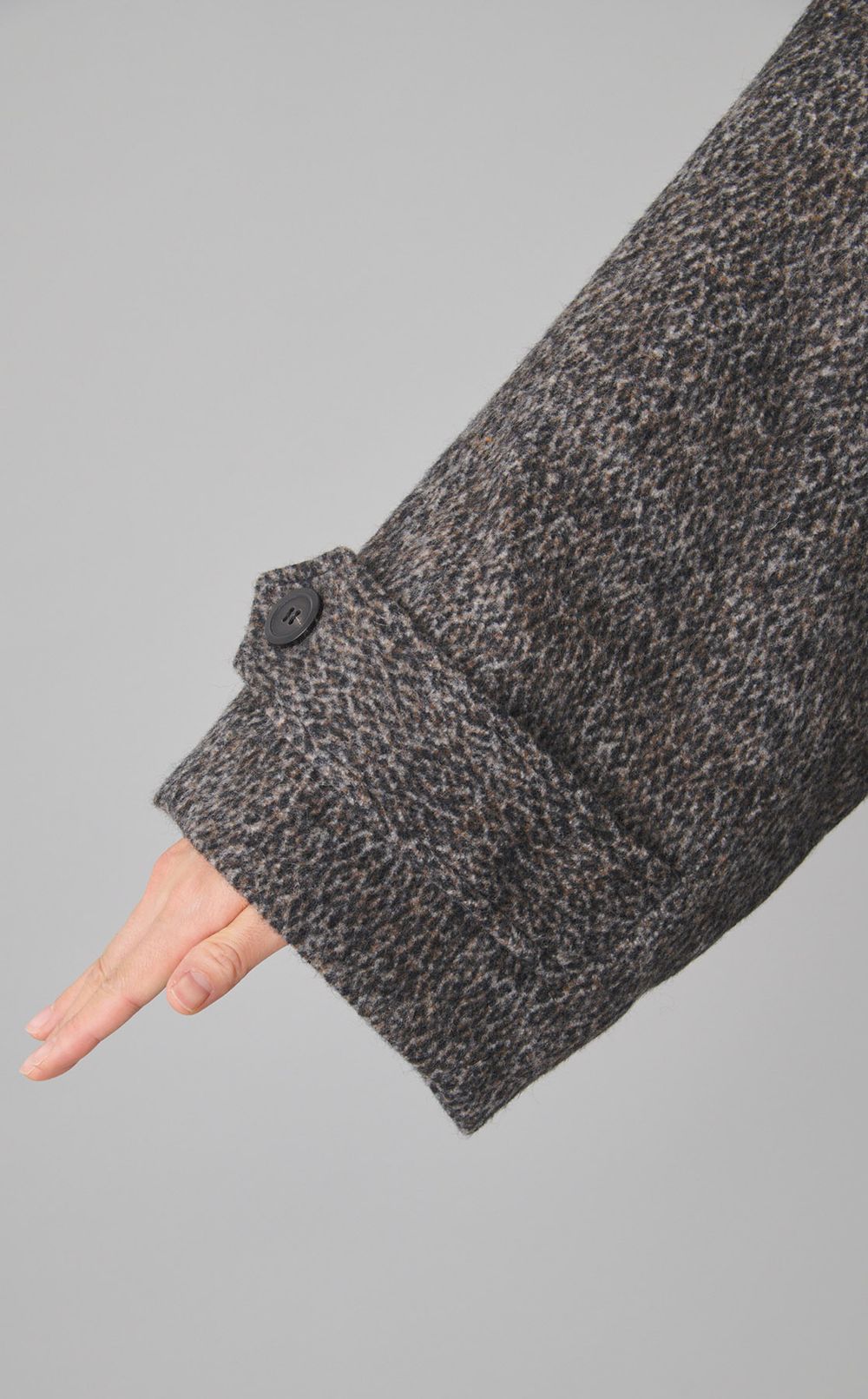 ステンカラーショートフレアコート