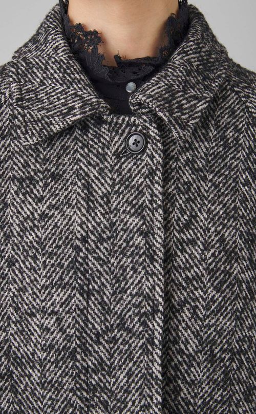 ステンカラーミドルコート