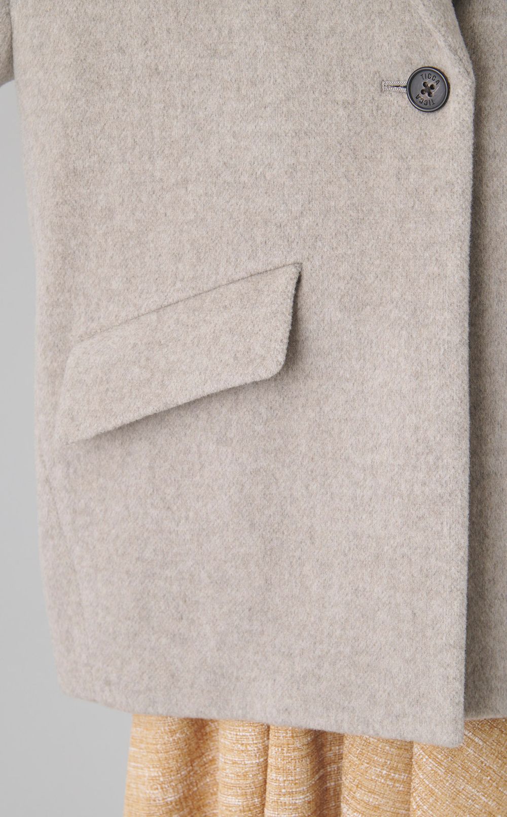 ウールジャケットコート