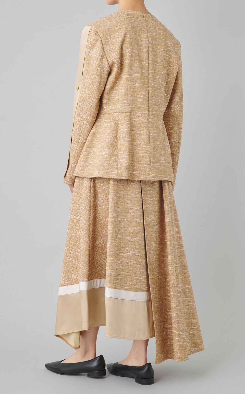 スラブツイードフレアスカート