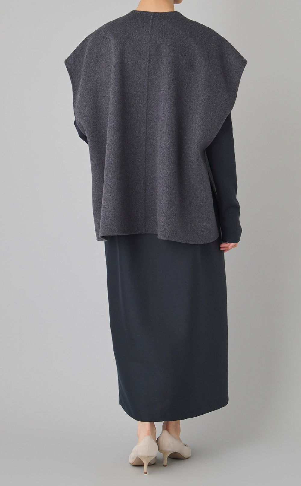 ウールダブルフェイスジレ