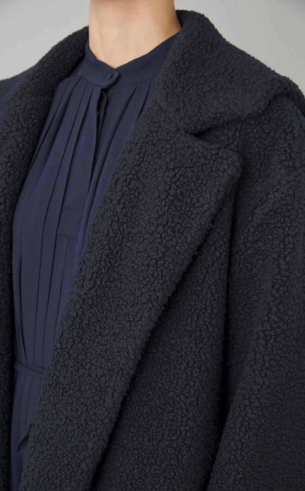 セーラーカラーテディコート