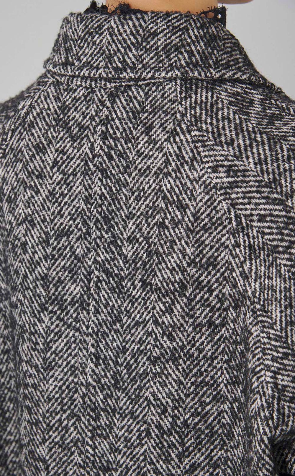 ステンカラーミドルコート