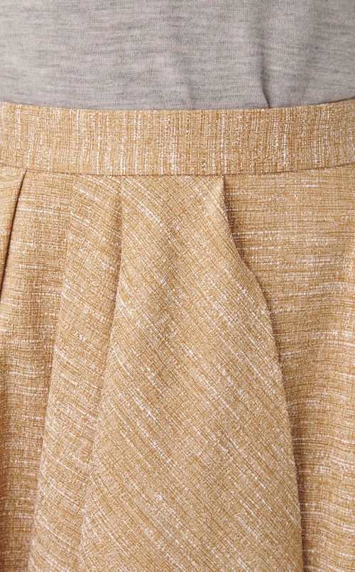 スラブツイードフレアスカート