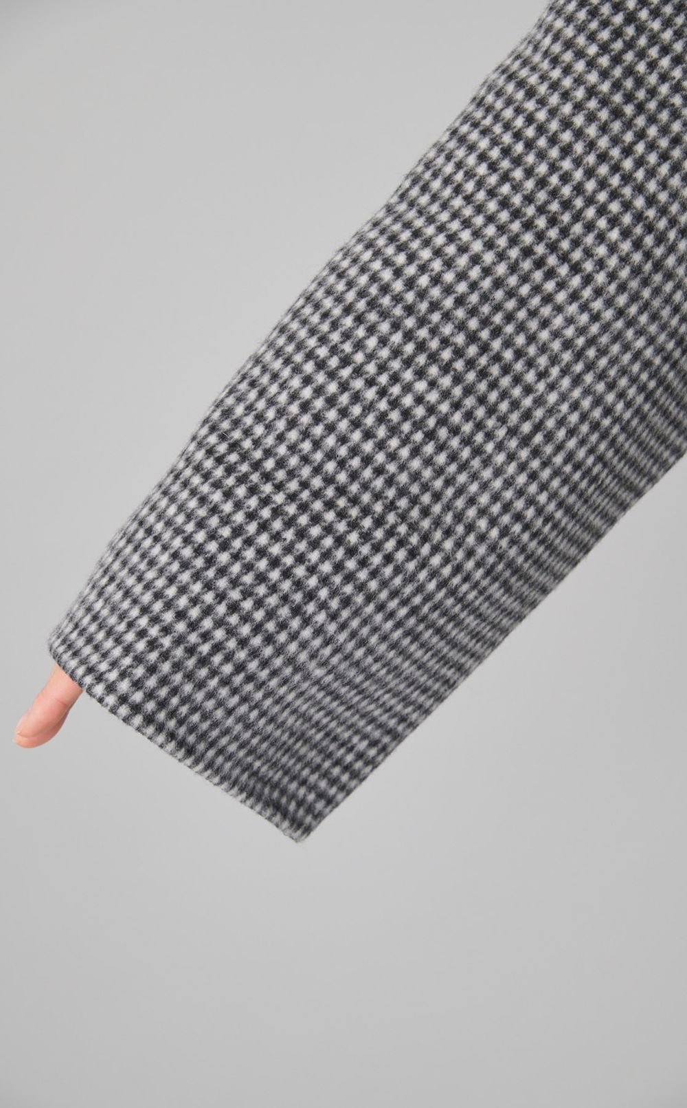 マフラー付ハーフリバーコート