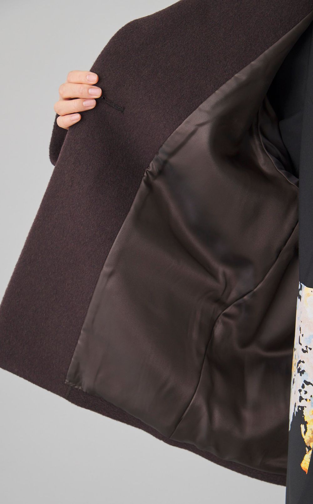 ウールジャケットコート