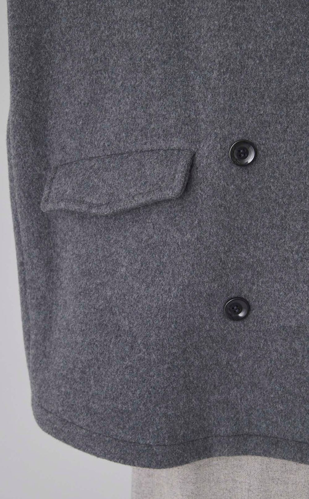 ウールミドルPコート