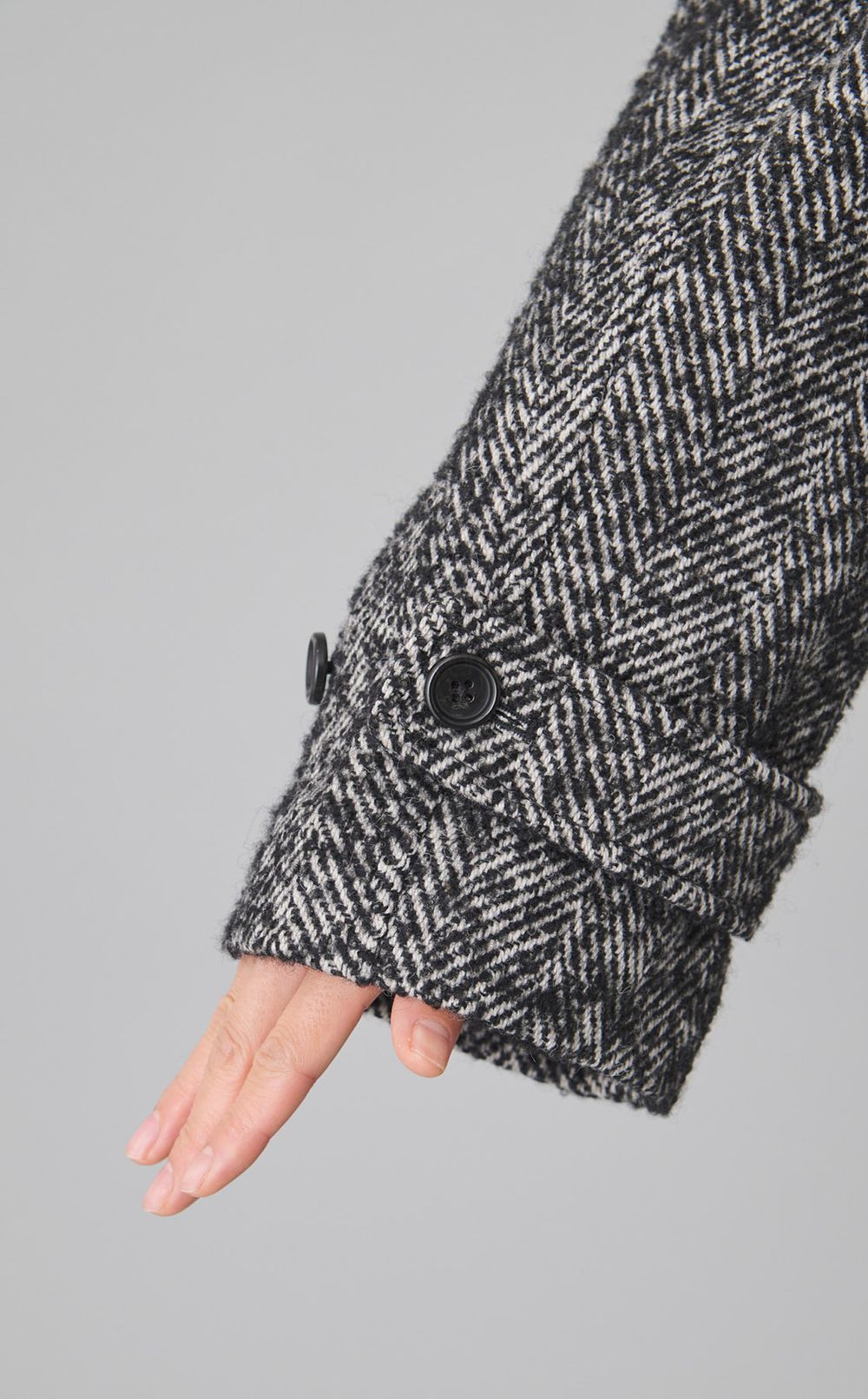 ステンカラーミドルコート