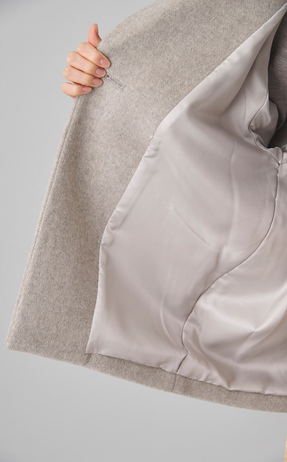 ウールジャケットコート