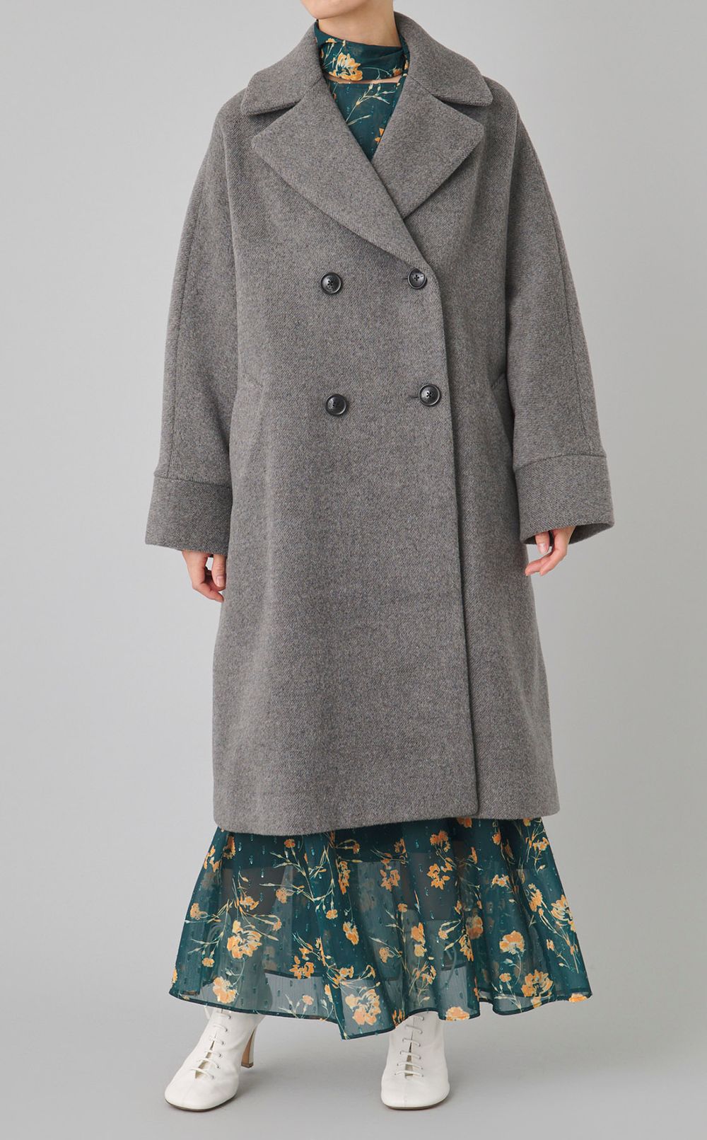 ウールダブルテントコート