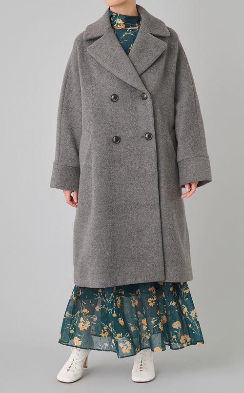 ウールダブルテントコート